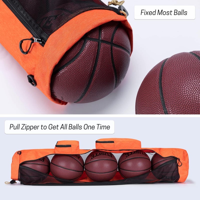 VISEMAN Mesh Equipment Bag for Balls Heavy Duty Sport Equipment Bag with Adjustable Shoulder Straper Design for Gym Training,Soccer,Football,Basketball,Volleyball - Image 4